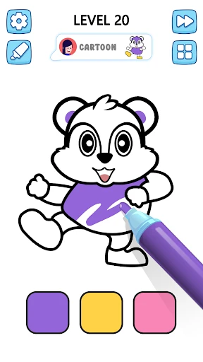 Satisfying Coloring screenshot