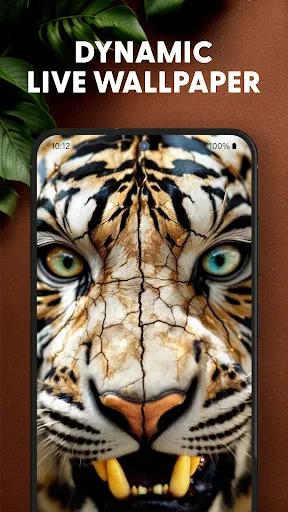 Roaring Tiger Live Wallpaper screenshot