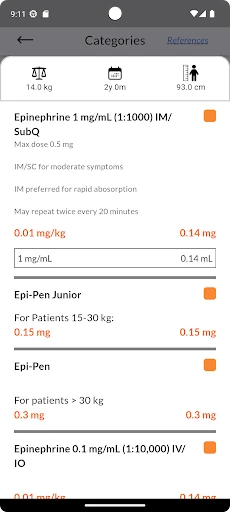 Pedi STAT screenshot