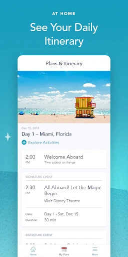 Disney Cruise Line Navigator screenshot