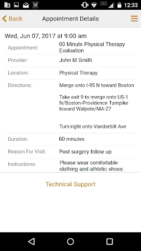 MEDITECH MHealth screenshot