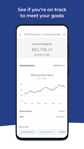 Thrift Savings Plan screenshot