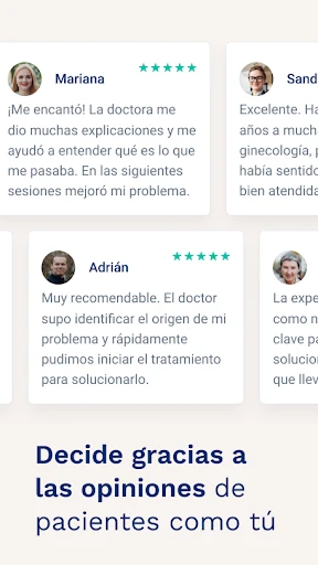 Doctoralia: pide citas médicas screenshot
