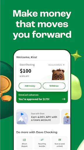 Dave - Fast Cash & Banking screenshot