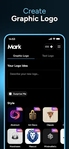 Mark - AI Logo Generator screenshot