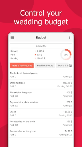 Wedding Planner by MyWed screenshot