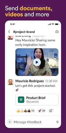 Slack screenshot