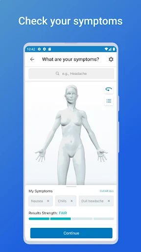 WebMD: Symptom Checker screenshot