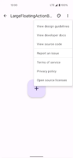 Compose Material Catalog screenshot