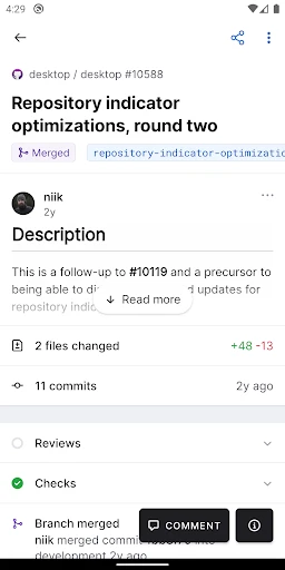GitHub screenshot