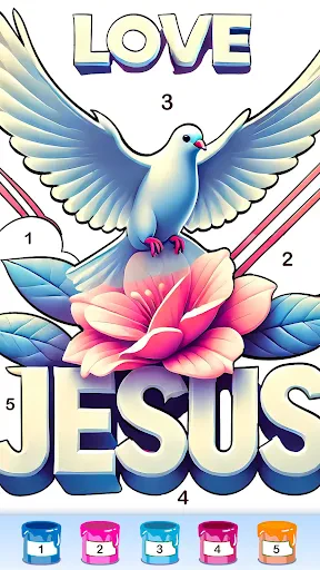 Graffiti Quote Color by number screenshot