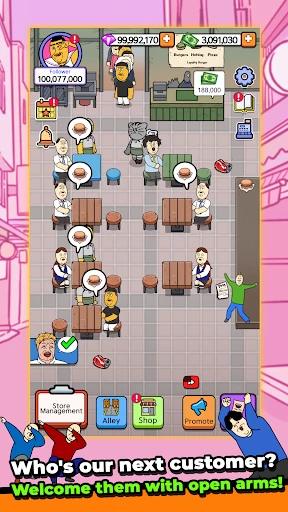 Alley Restaurant Tycoon screenshot