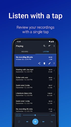 Easy Voice Recorder screenshot