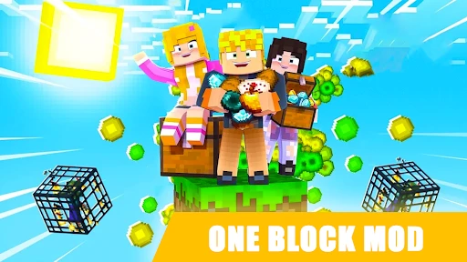 One Block for Minecraft Maps screenshot