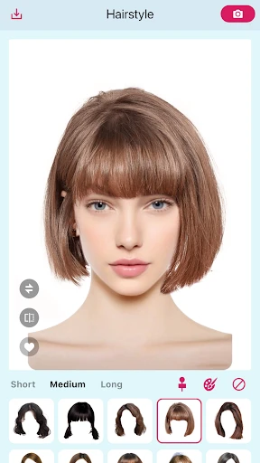 AI Hairstyle Try On・Wigs・Bangs screenshot