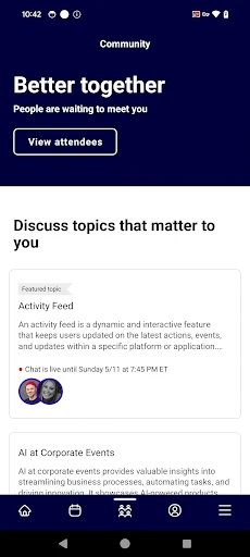 Cvent Events screenshot