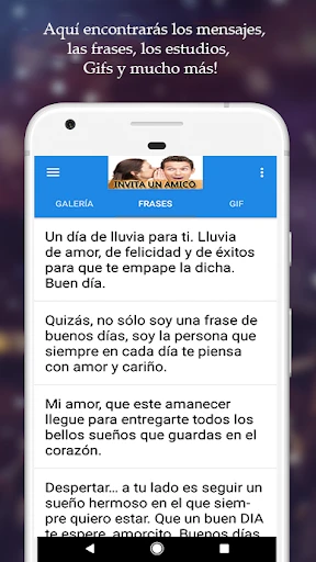 Buenos días tardes y noches screenshot