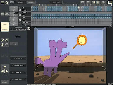RoughAnimator - animation app screenshot