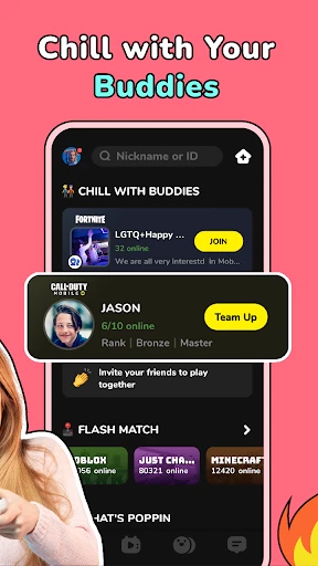 CastChat - Match & Voice Chat screenshot