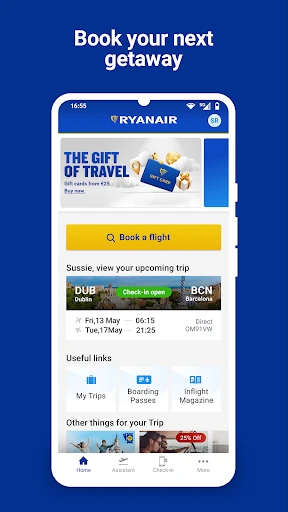 Ryanair screenshot