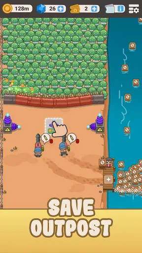Idle Outpost: Upgrade Games screenshot