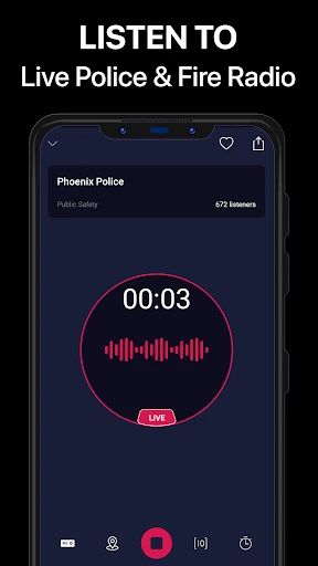 Police Scanner Pro - App screenshot