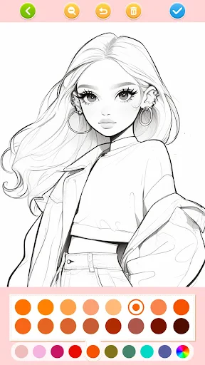 Doll Color: Princess Coloring screenshot