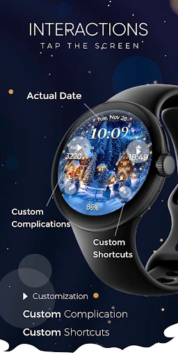 Animated North Pole Christmas screenshot