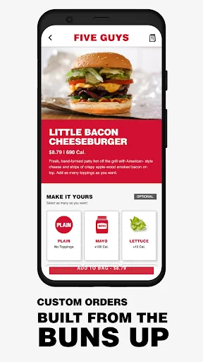 Five Guys Burgers & Fries screenshot
