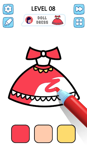 Satisfying Coloring screenshot