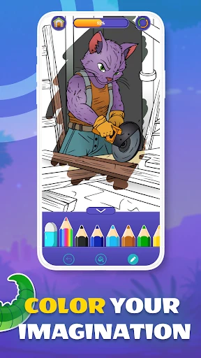 Animal coloring pages screenshot