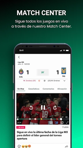 TUDN: TU Deportes Network screenshot