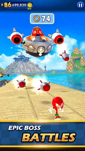 Sonic Dash Endless Runner Game screenshot