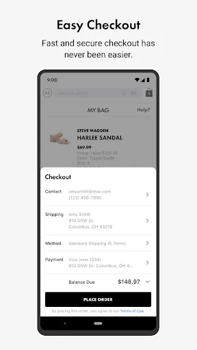 DSW Designer Shoe Warehouse screenshot