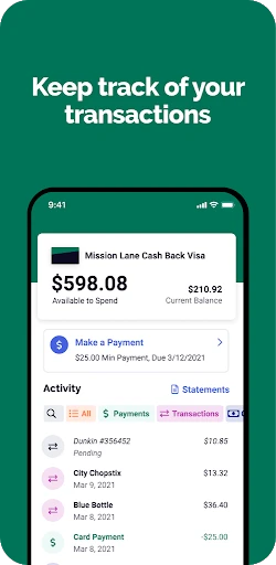 Mission Lane screenshot