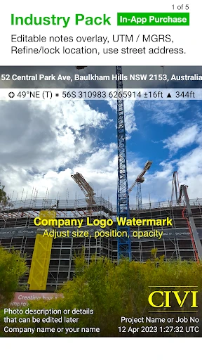 Solocator - GPS Field Camera screenshot