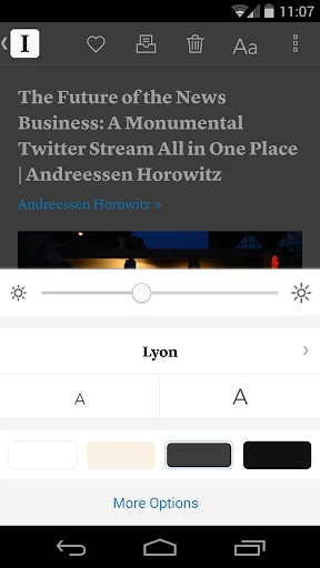 Instapaper screenshot