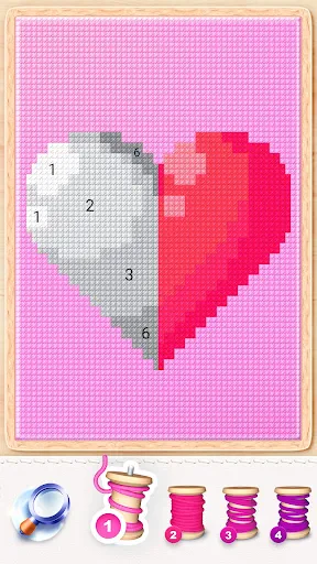 Magic Cross Stitch: Pixel Art screenshot