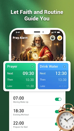 Pray Alarm, Calendar & Bible screenshot