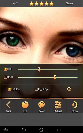 FoxEyes - Change Eye Color screenshot