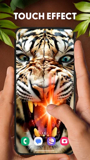 Roaring Tiger Live Wallpaper screenshot