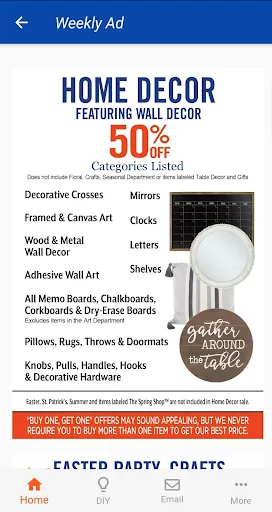 Hobby Lobby Stores screenshot