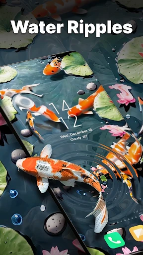 Ripple & 3D Live Wallpaper screenshot