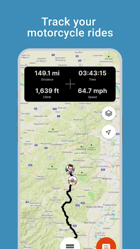 RISER - the motorcycle app screenshot