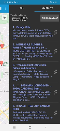 Yard Sale Treasure Map screenshot