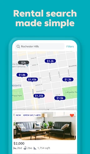 Trulia Rent Apartments & Homes screenshot