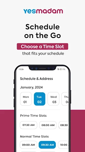 Yes Madam - Salon at Home screenshot