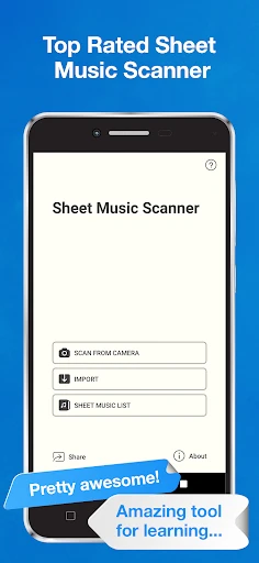 Sheet Music Scanner & Reader screenshot