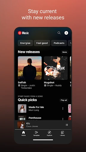 YouTube Music screenshot