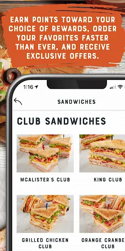McAlister's Deli screenshot
